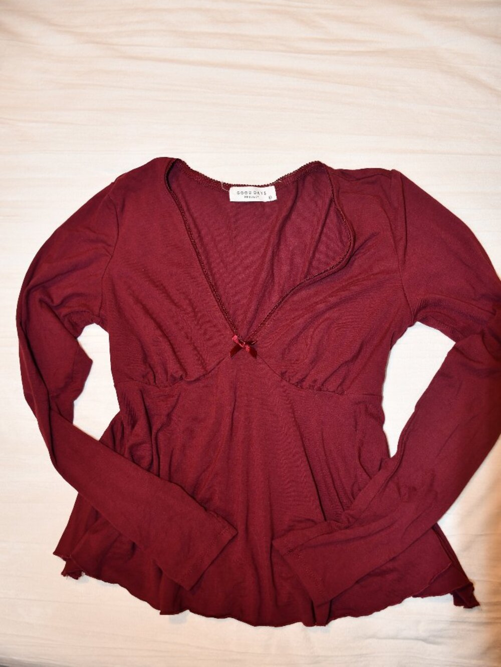 Long Sleeve Baby Doll Tee